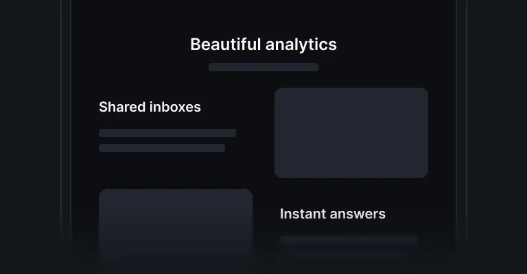 Features sections